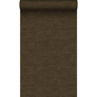 TAPETE Leinen-Optik 53 cm x 10.05 m - Braun, Papier (53/1000cm) - Origin Wallcoverings