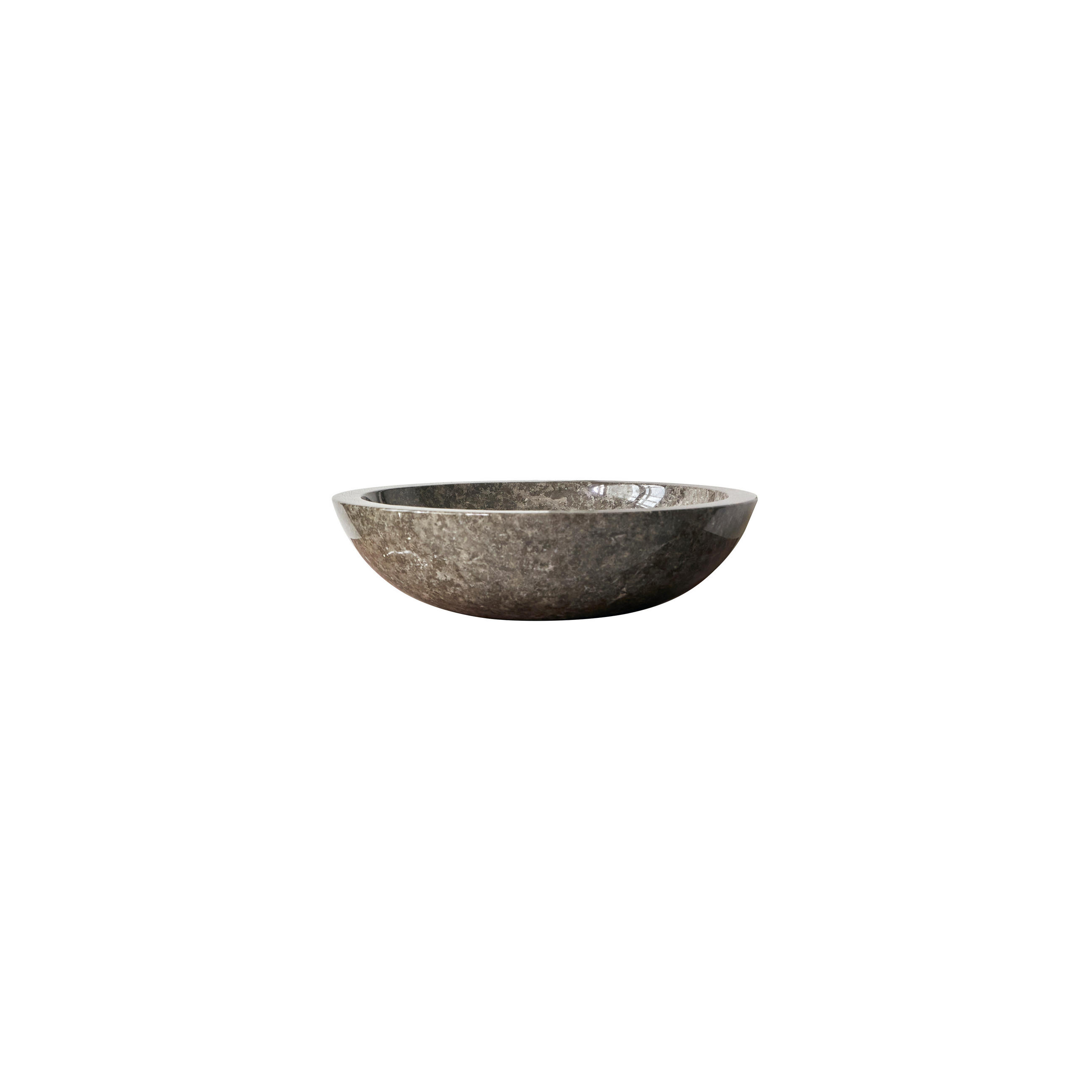 Tikamoon Waschbecken Grau 43x12x43 cm