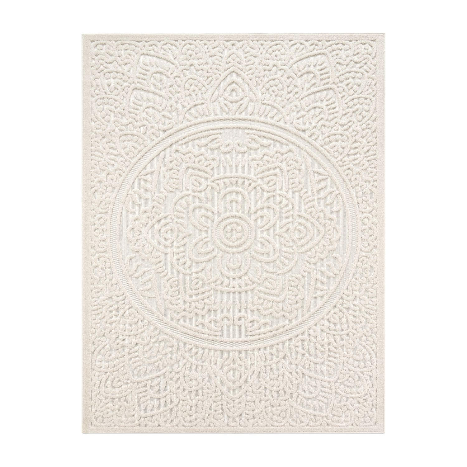 OUTDOORTEPPICH Marokkanisch Creme 200 x 290 cm - Creme, Kunststoff (200/290cm) - TT Home