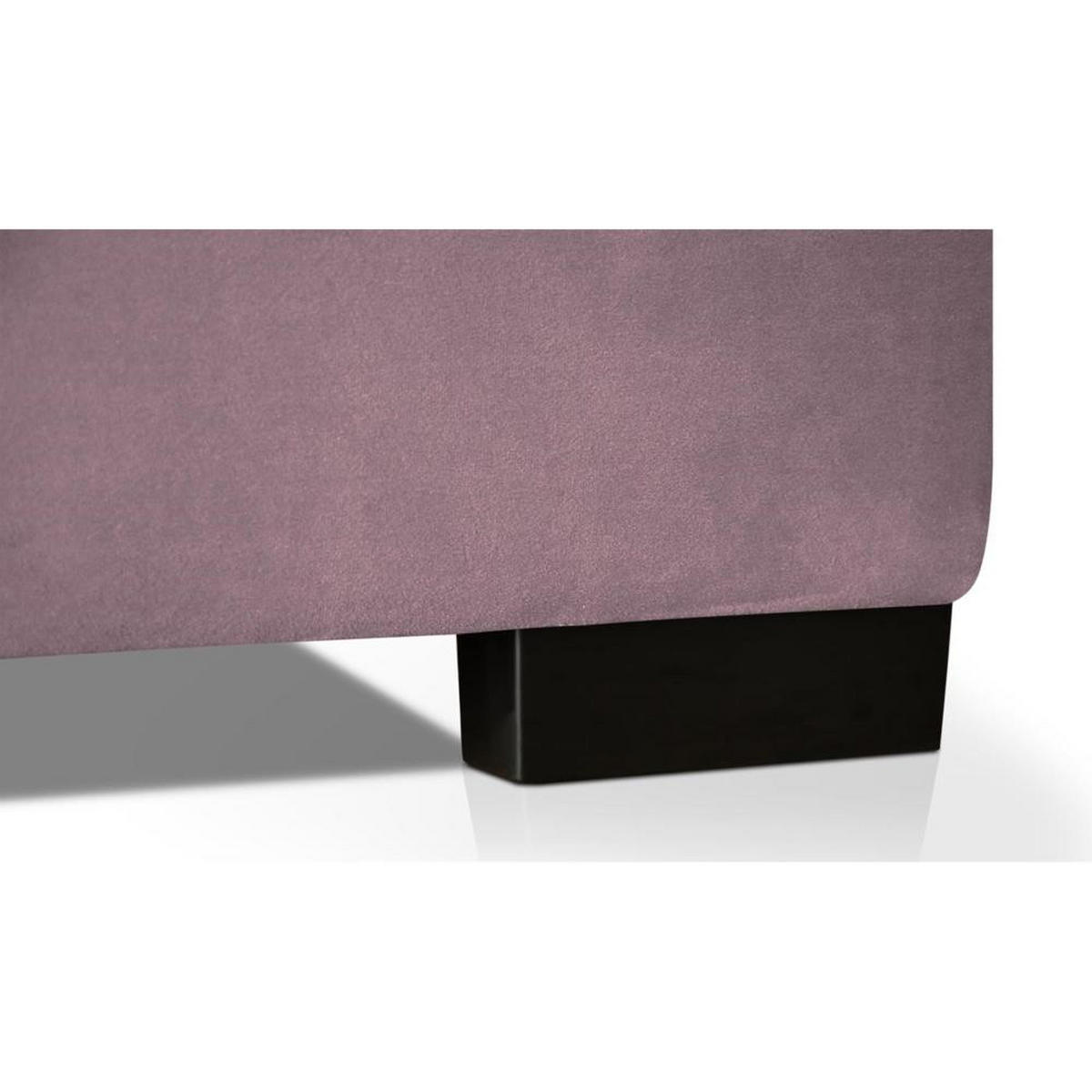 POLSTERBETT Eric 104/207/105 rosa - Rosa, Holzwerkstoff/Textil (100/200cm) - Beautysofa