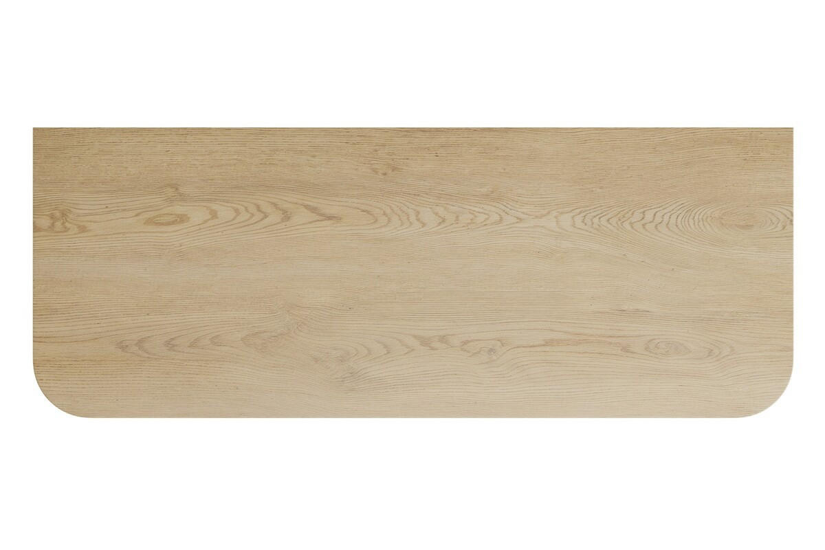 BADMÖBEL-SET 3 Teile 120 cm - Ovalia Cremona O BM405 in Cremona-Eiche - Eichefarben, Holz (120/140/46cm)