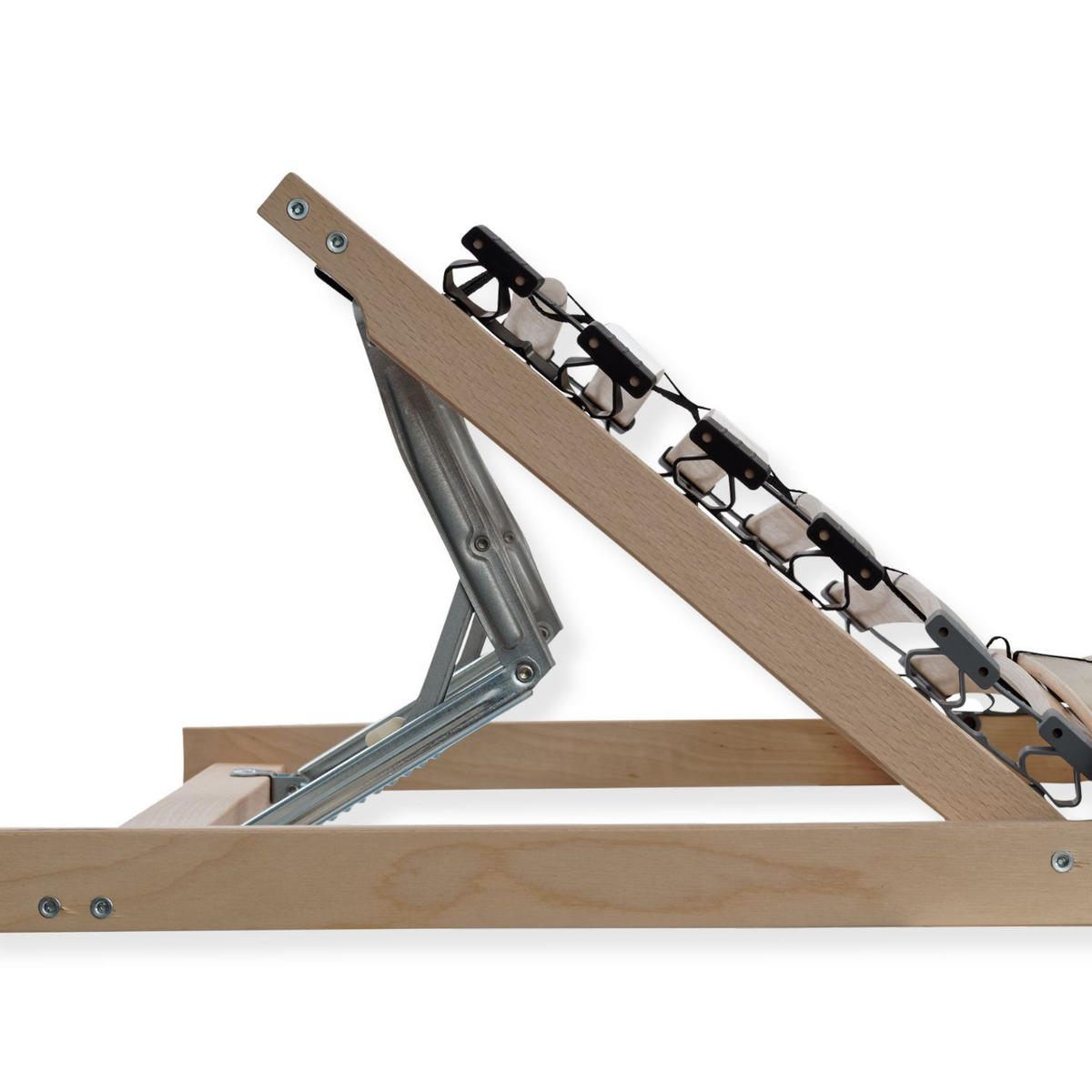 LATTENROST verstellbar, Buche, 140x200 cm - Buchefarben/Braun, Holz (140/200cm) - Sleepneo
