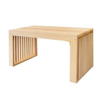 SITZBANK LORA - Natur, 78 cm - Naturfarben, Holz (78/42/40cm) - Home Deluxe
