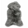 SCHAFFELL Natur Lammfell Weich Flauschig Wohnteppich, Grau, ca. 130 cm - Grau, Fell (70/130cm) - Provellus