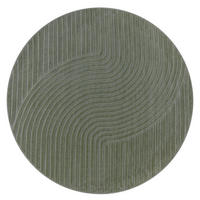 OUTDOORTEPPICH Ethno Grün Ø 120 cm - Grün, Kunststoff (120/120cm) - TT Home
