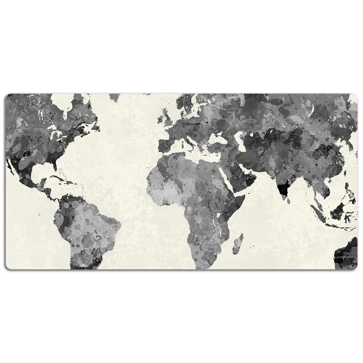 ArtPrintCave Schreibtischunterlage Grau 120x60x1.6 cm