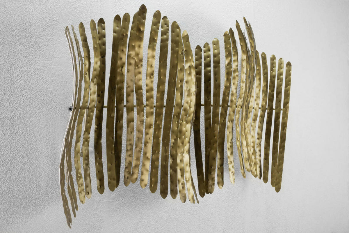 WANDDEKO Gold 88/63 cm - Goldfarben, Metall (4.5/63/16cm) - KUNSTLOFT