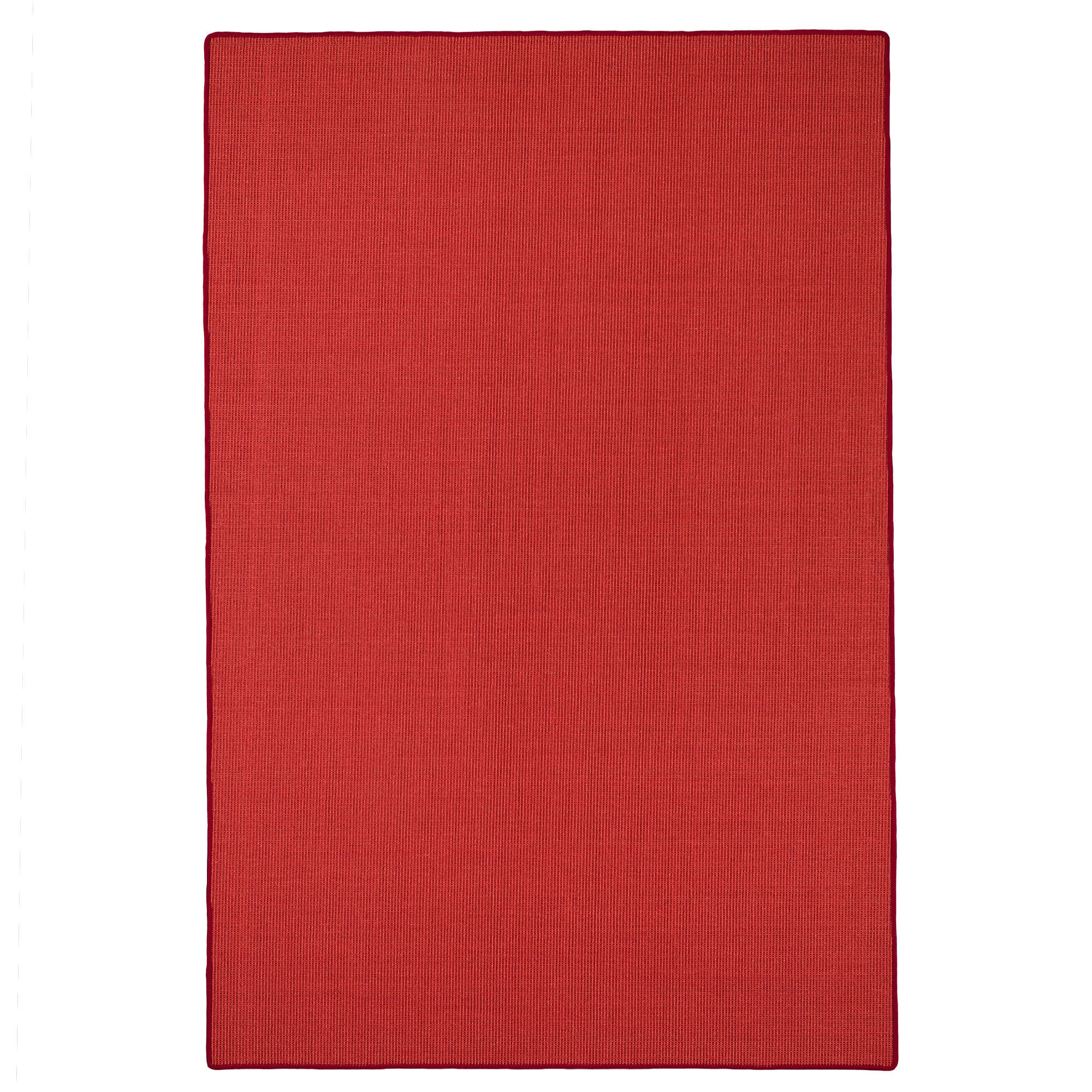 SISAL NATUR TEPPICH KLASSISCH - Rot, Textil (160/200cm) - Snapstyle