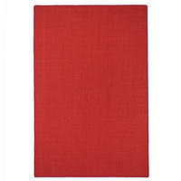 SISAL NATUR TEPPICH KLASSISCH - Rot, Textil (133/133cm) - Snapstyle