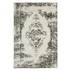 VINTAGE-TEPPICH Sia 160/230 cm - Creme/Grün, Kunststoff (160/230cm) - benuta