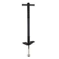 POGO-STICK - Schwarz, Kunststoff/Textil (24/6cm) - Relaxdays