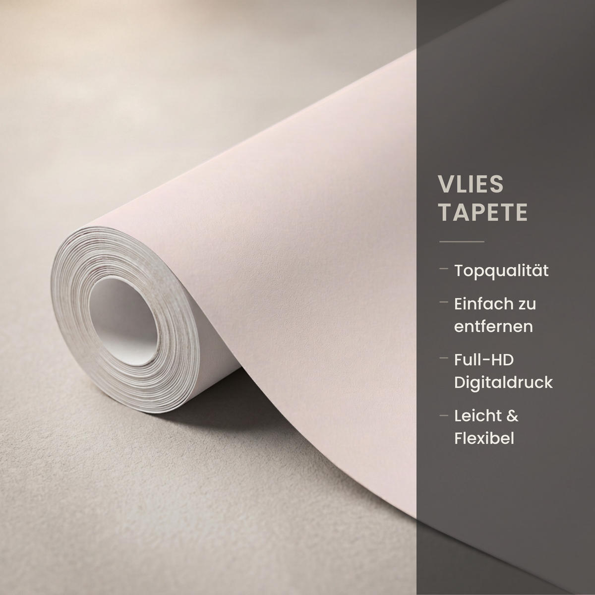 TAPETE - Gras - Feld - Sonne - Natur - 100x300 cm - Sandfarben, Papier (100/300cm) - OnlyWow