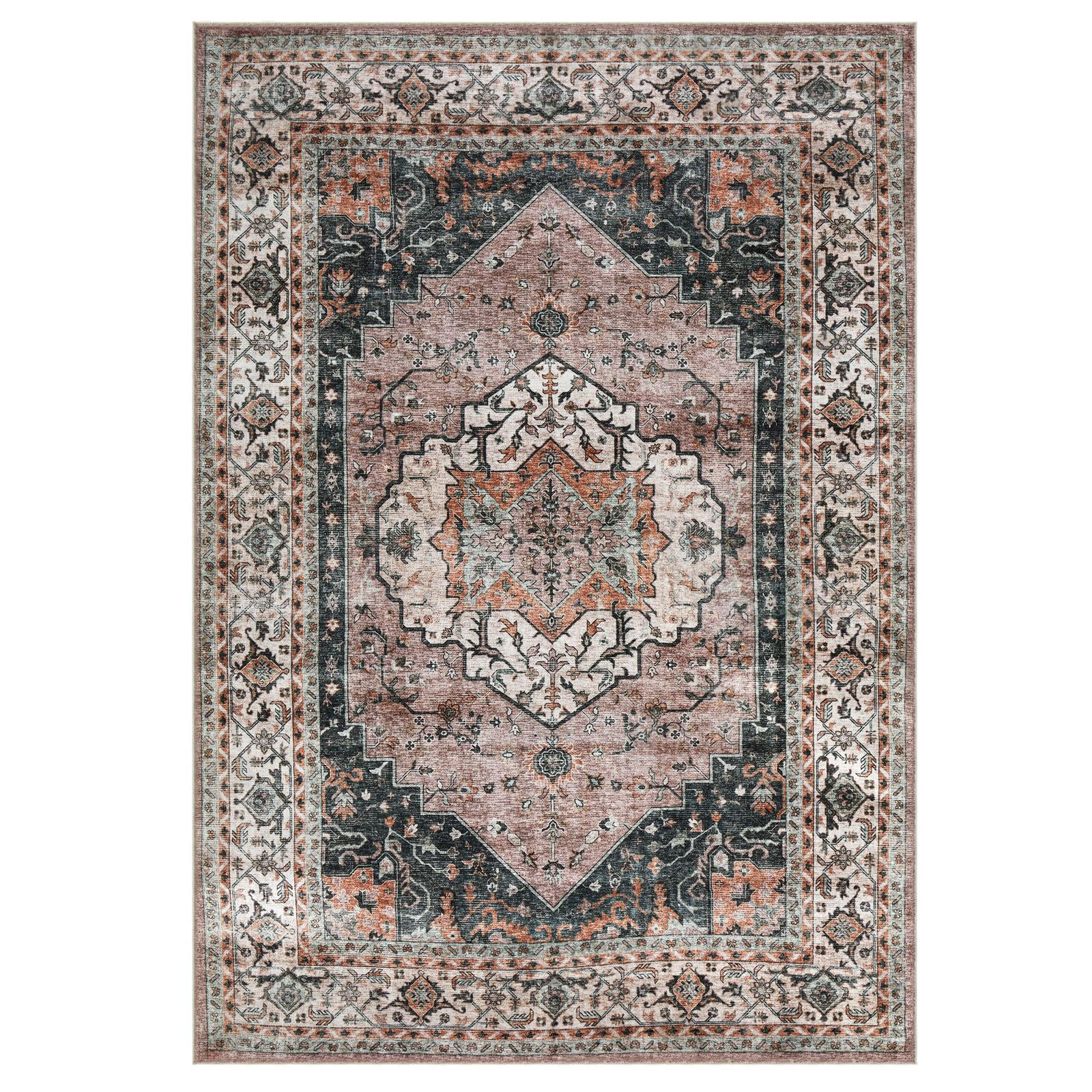 TEPPCIH TRADITIONAL - Rotbraun, Textil (160/230cm) - IDIMEX