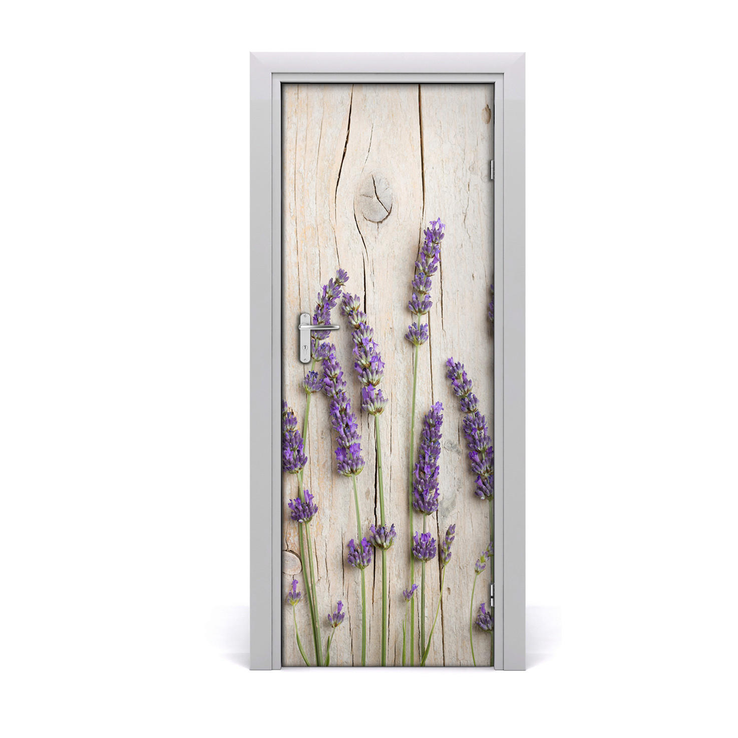 Tulup Türaufkleber Lila 75x205x0.01 cm