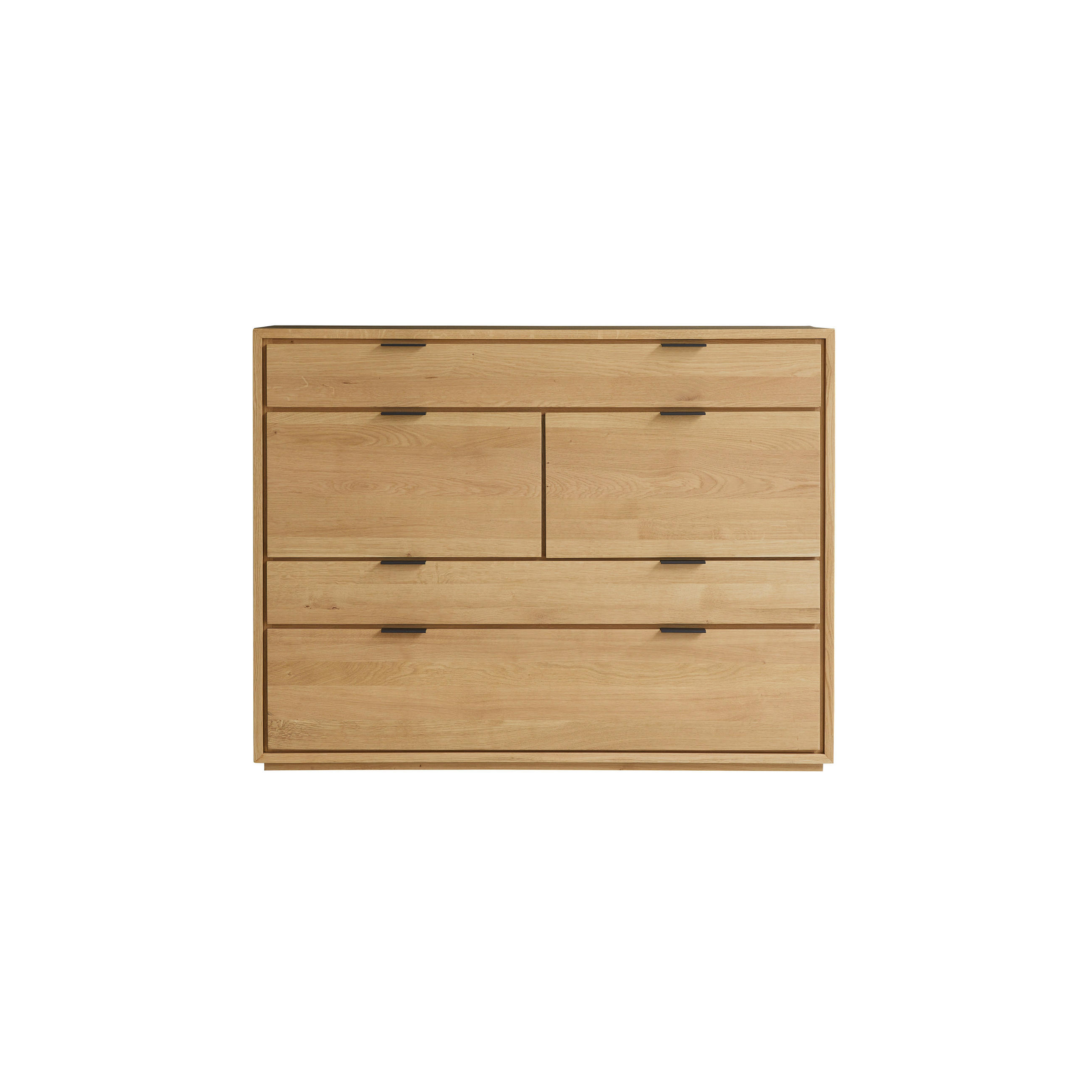 KOMMODE Senson Natur aus Eiche - Naturfarben, Holz (120/92/45cm) - Tikamoon