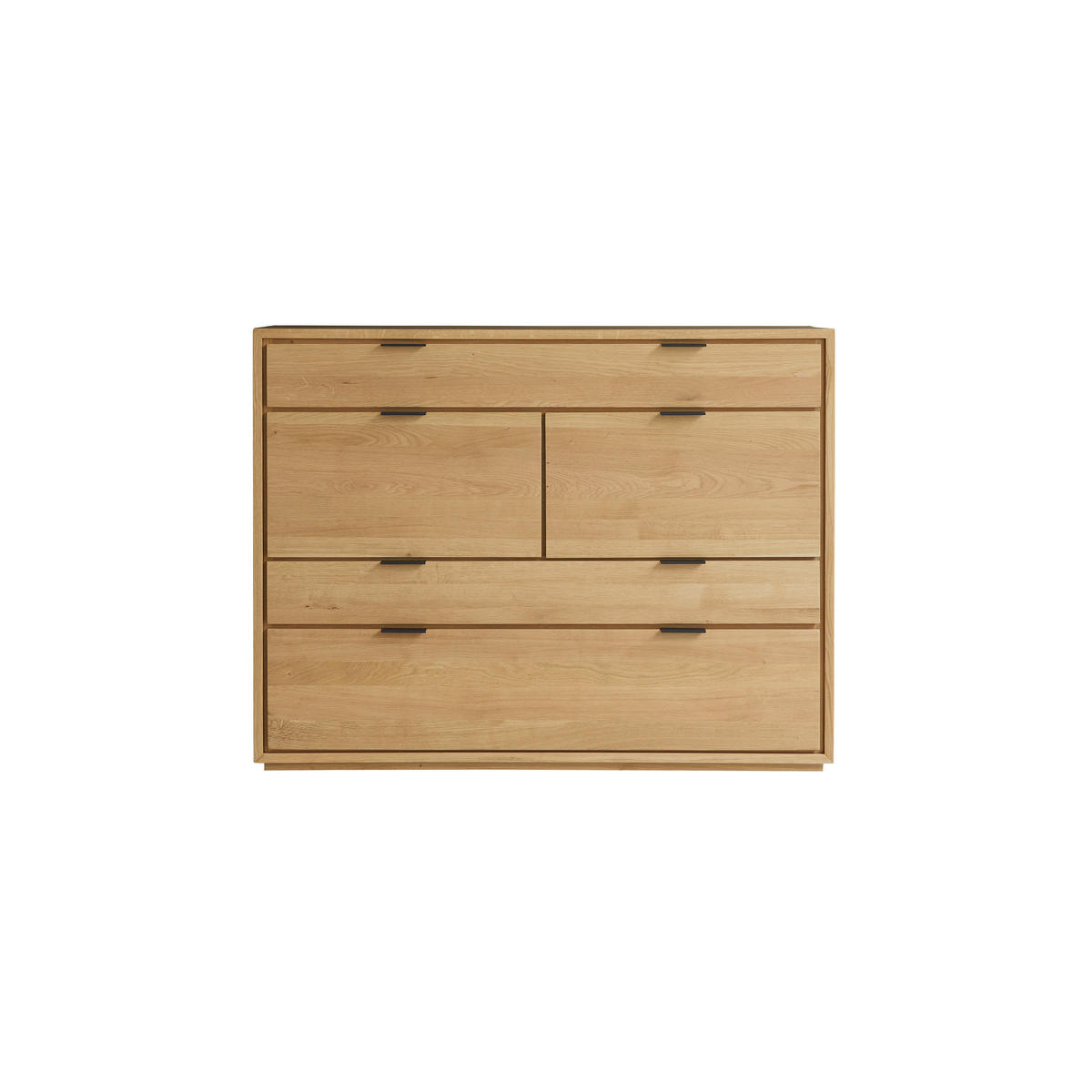 KOMMODE Senson Natur aus Eiche - Naturfarben, Holz (120/92/45cm) - Tikamoon