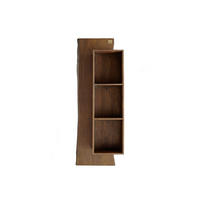 WANDREGAL Akazie 50x22x147 braun lackiert PURE ACACIA #201 - Braun, Holz (55/147/22cm) - Massivmoebel24