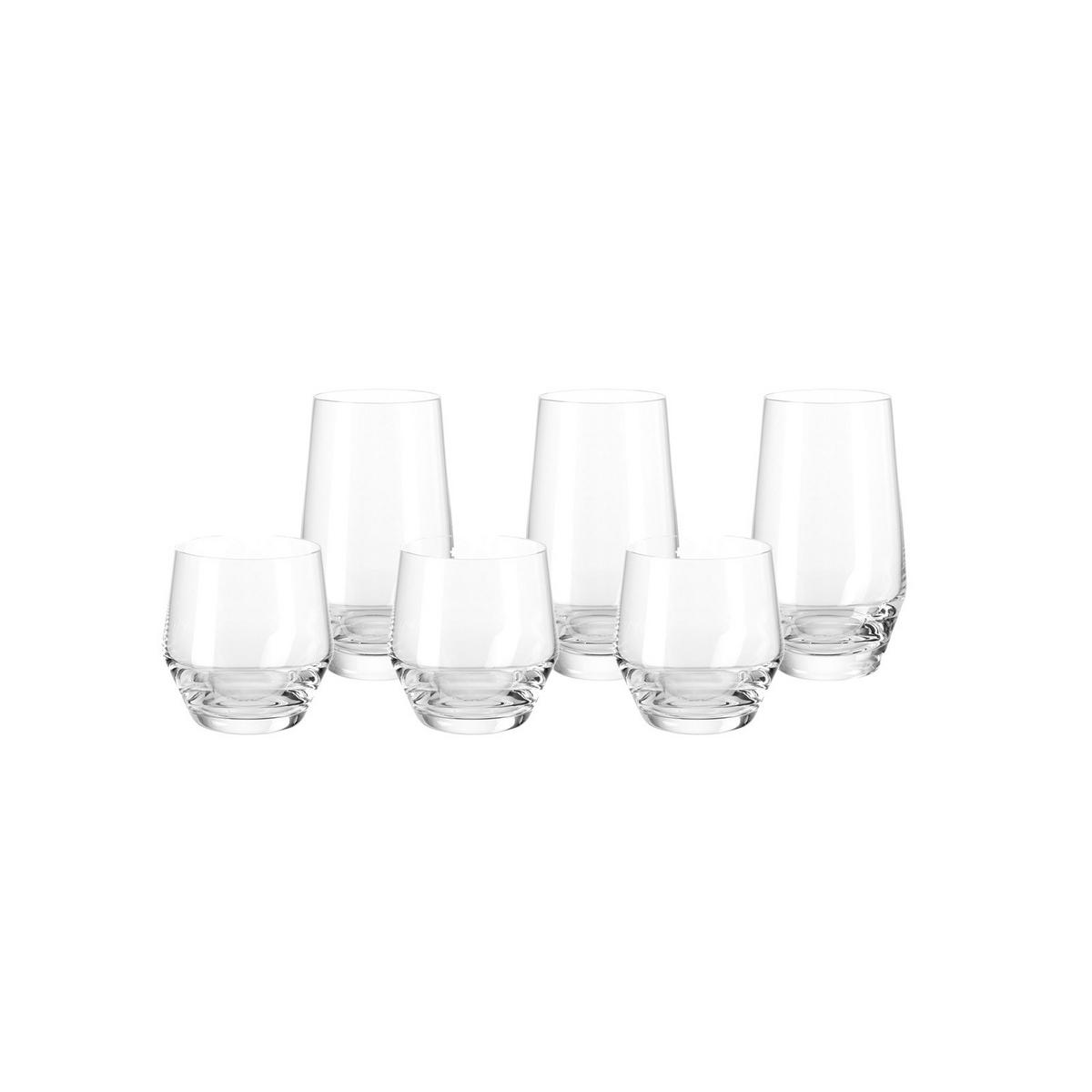 TRINKGLÄSER Puccini transparent 6er Set - Transparent, Glas (0.001L) - Leonardo Living