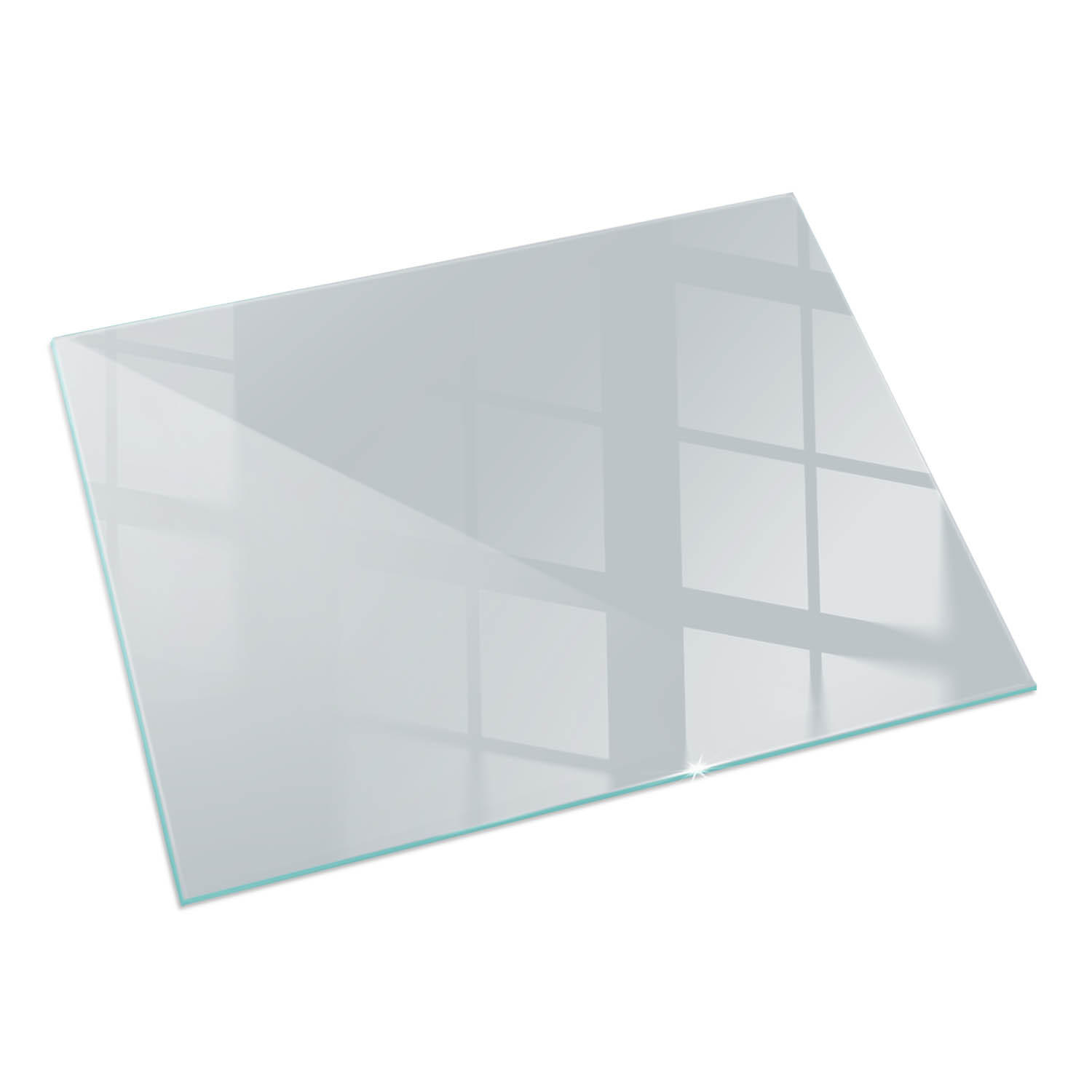 ArtPrintCave Glasplatte Grau 60x40x0.4 cm