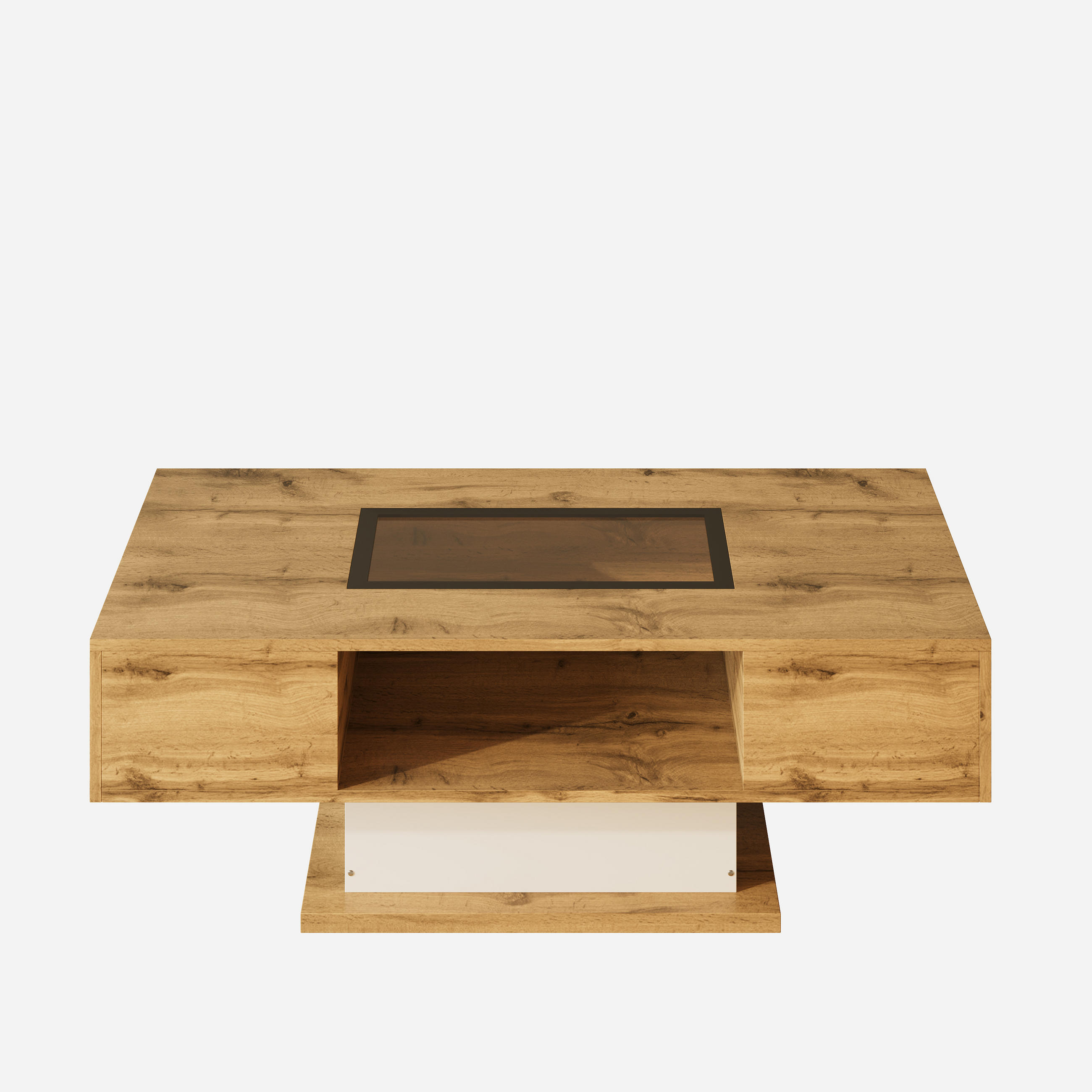 Pangivo Couchtisch Natur 110.2x39.7x60 cm