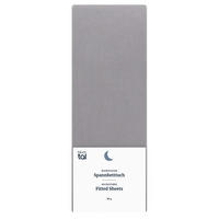 SPANNBETTLAKEN 140/200/30 cm Grau - Grau, Textil (140/200cm) - Blumtal