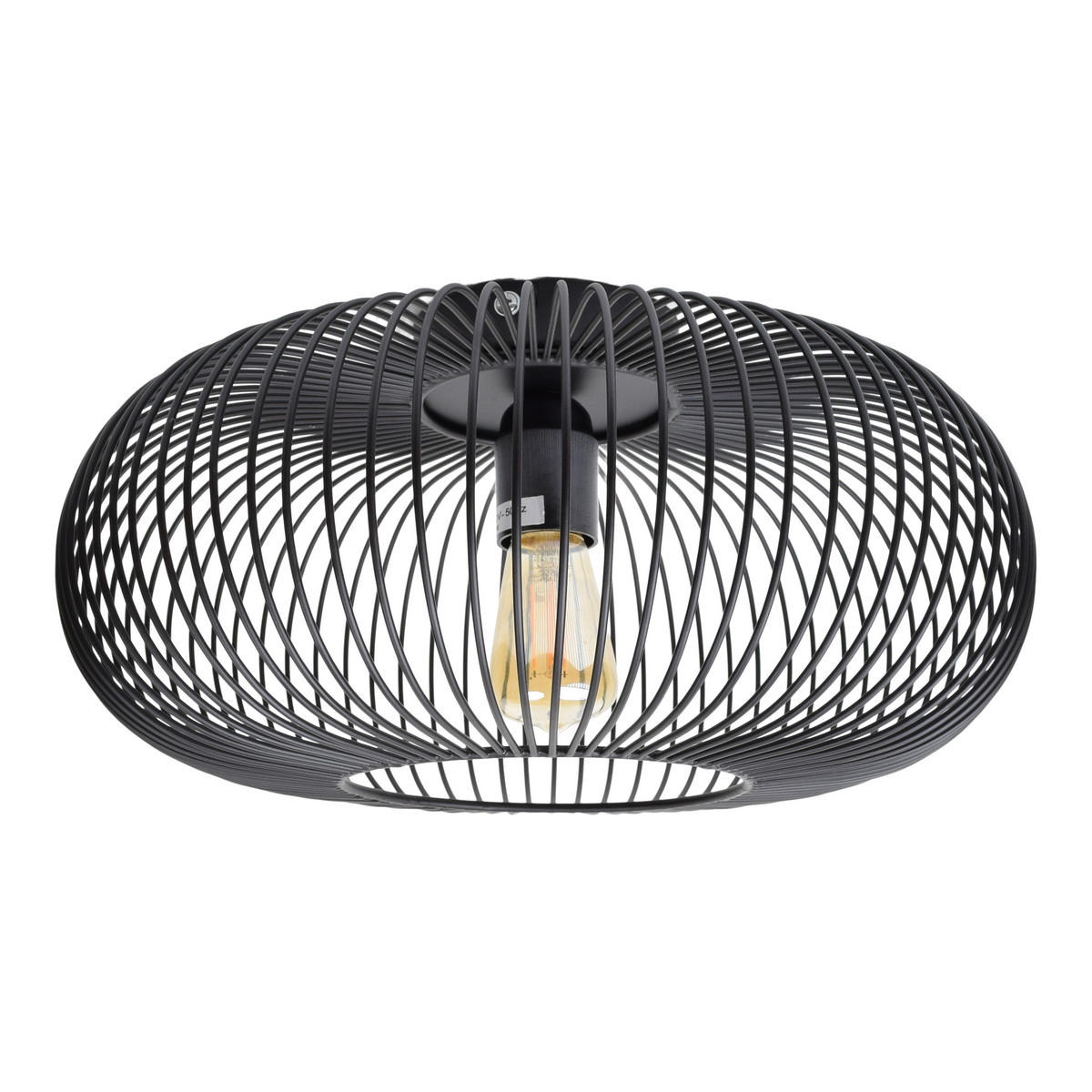 DECKENLEUCHTE Meya Schwarz - Schwarz, Metall (35/35/18cm) - Urban Interiors
