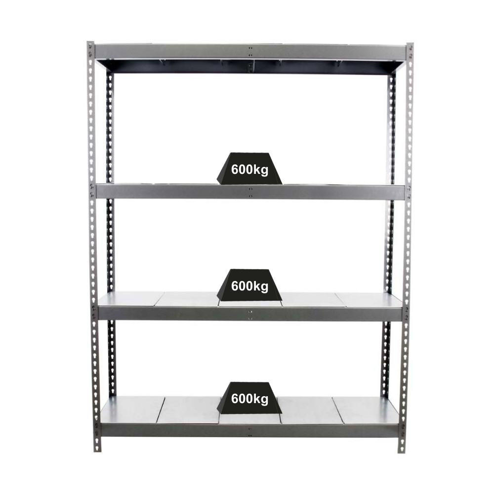 SCHWERLASTREGAL METAL BEAST FOUR | HxBxT 200x180x75cm | Fachlast 600kg | Grau - Grau, Metall (180/200/75cm) - PROREGAL