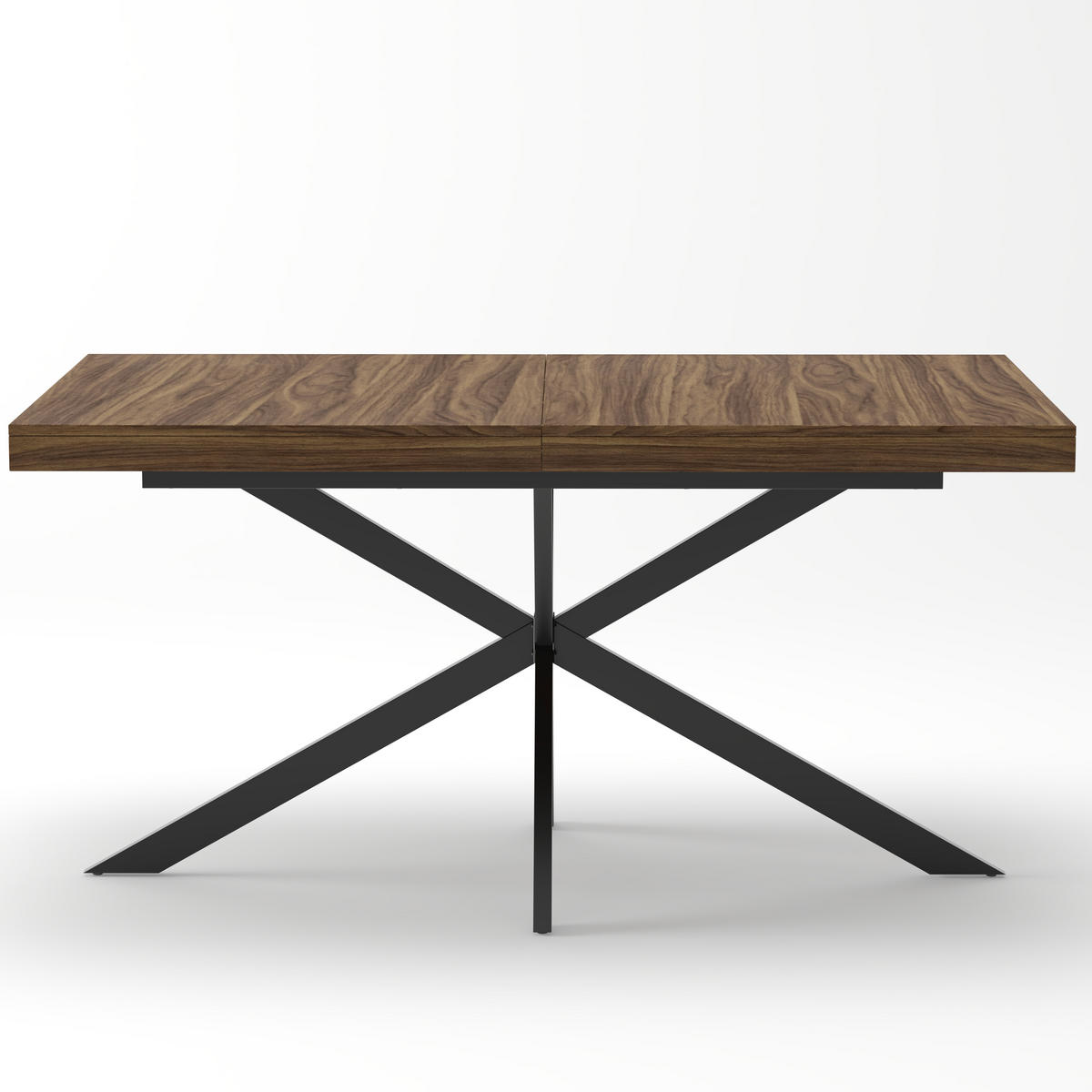 ESSTISCH ausziehbar 140-180/80/76 cm mit verstecktem Stauraum DE-39964 Walnuss - Walnussfarben, Holzwerkstoff (80/180/76cm) - ComfortXL