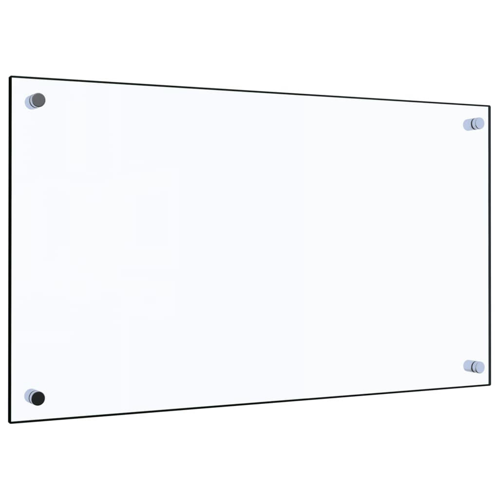 KÜCHENRÜCKWAND Glas 70x40 cm Transparent Wand-Spritzschutz - Transparent, Glas (70/40/0.6cm) - DELUKE