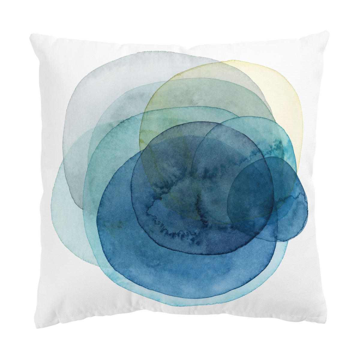 DEKOKISSEN 2er-Set Urknall - blau grün Duo 50/50 cm - Pastellblau, Textil (50/50cm) - Bilderwelten