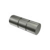 ENDSTÜCKE FÜR GARDINENSTANGEN 20 mm Ø, Elanto Edelstahl-Optik, Packung 2 Stück - Edelstahlfarben, Metall (6.4/2.4/2.4cm) - INTERDECO