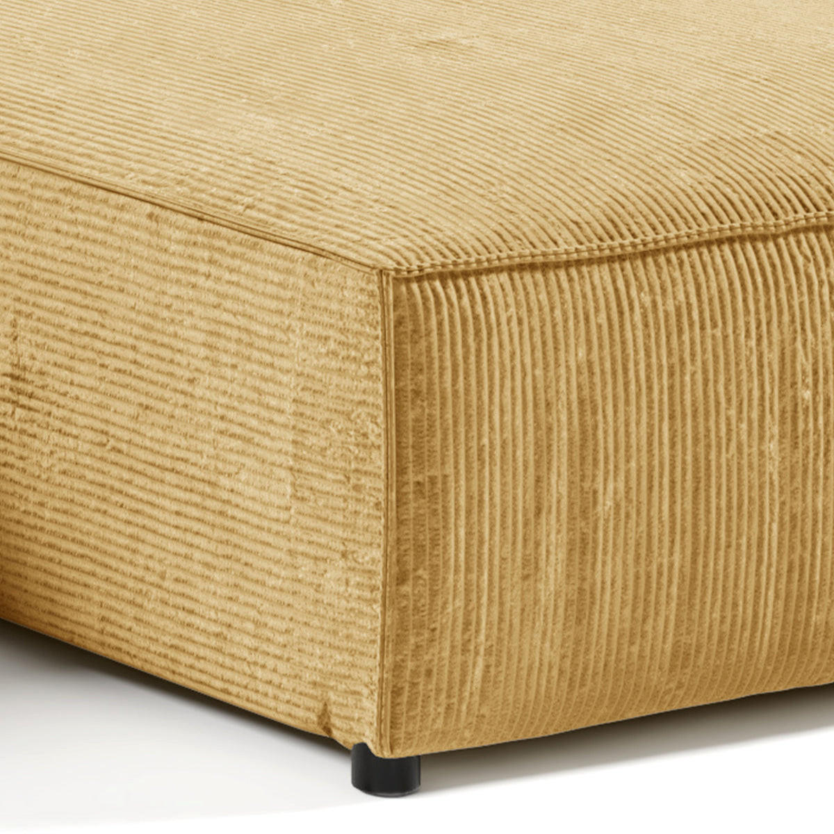 ECKSOFA Isaac 4 Sitzplätze Gelb - Gelb, Holzwerkstoff (294/185cm) - Petits-meubles