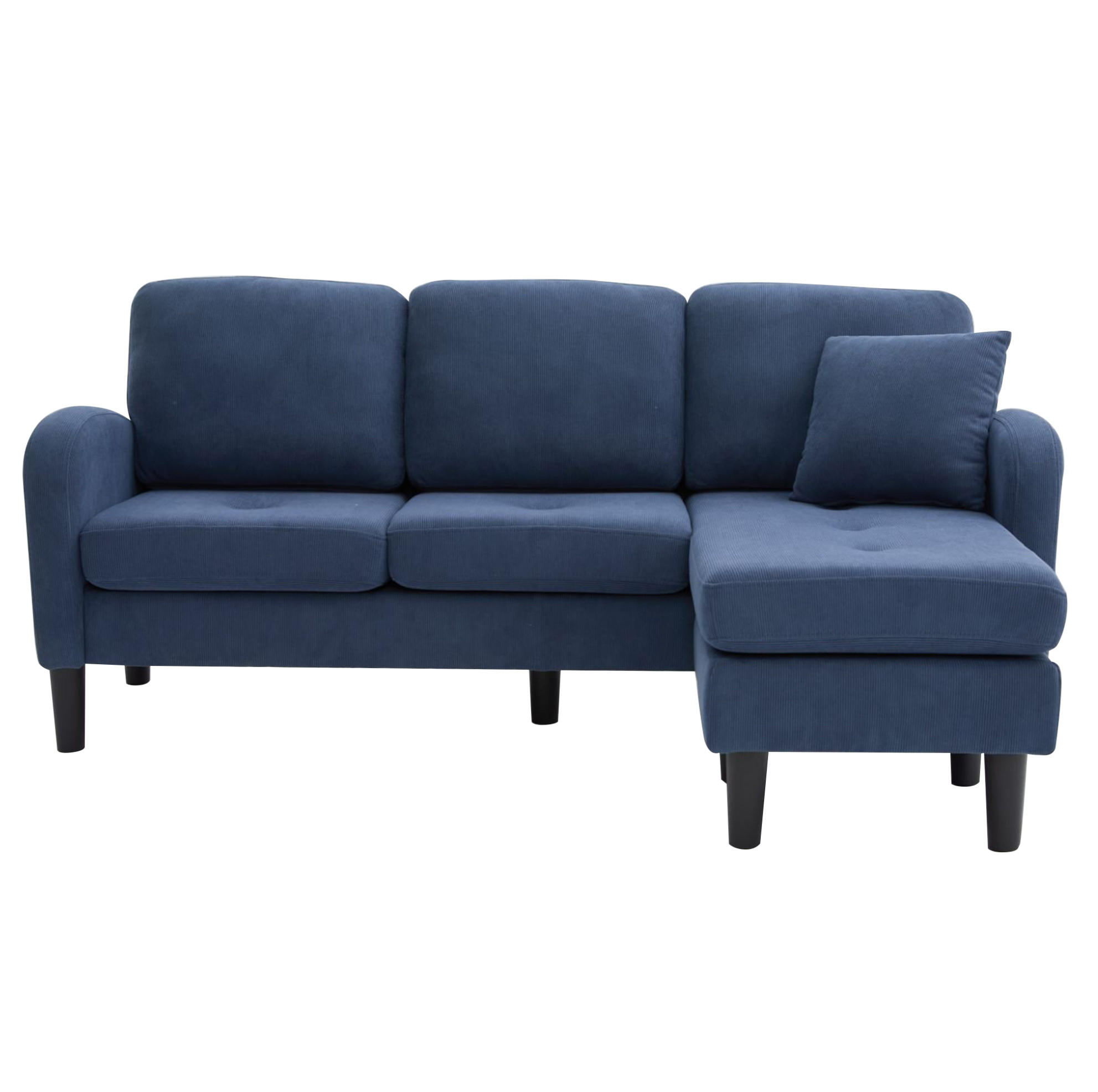 Okmyhome Ecksofa Blau 166x118 cm