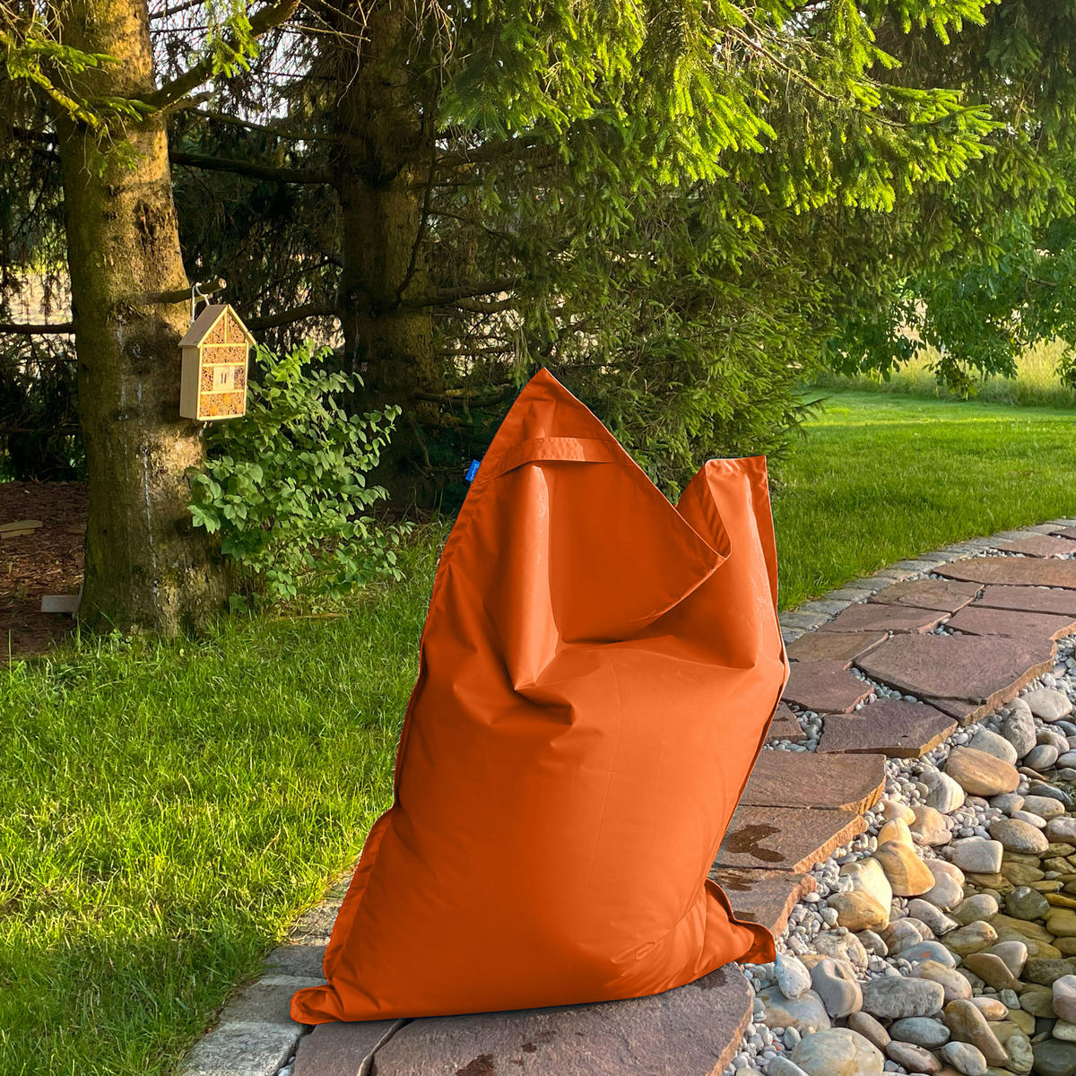 KINDERSITZSACK Caree Kids orange für Indoor und Outdoor - Orange, Textil (140/100/30cm) - Bruni