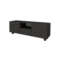 LOWBOARD VIRA-S 140x40x41 cm - Schwarz - Schwarz, Holzwerkstoff (140/50/41cm) - ALTDECOR