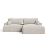 ECKSOFA Serene Beige Links - Beige, Holz/Textil (259/145cm) - Graingold