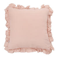 KOPFKISSENBEZUG Elin rosa 45/45 cm - Rot, Textil (45/45cm) - Homla