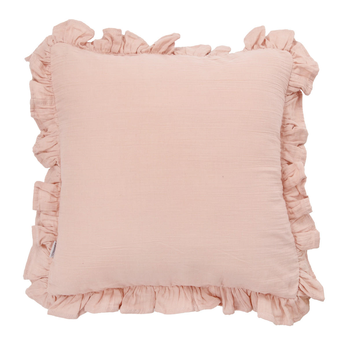 KOPFKISSENBEZUG Elin rosa 45/45 cm - Rot, Textil (45/45cm) - Homla
