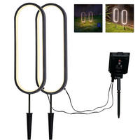 SOLAR-LED-GARTENSTECKER - warmweiß mit Dämmerungssensor und wetterfestem Design für stimmungsvolle Außenbeleuchtung - Weiß, Kunststoff (1.7/12.3/55.5cm) - Northpoint
