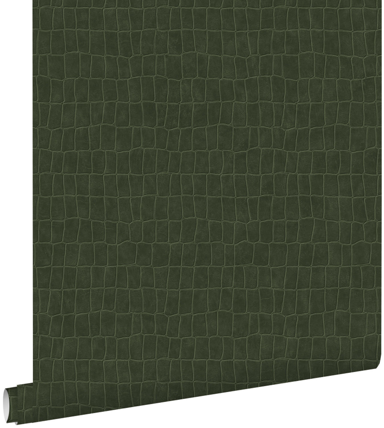 TAPETE Krokodil-Optik 53 cm x 10.05 m - Grün, Papier (53/1000cm) - ESTAhome