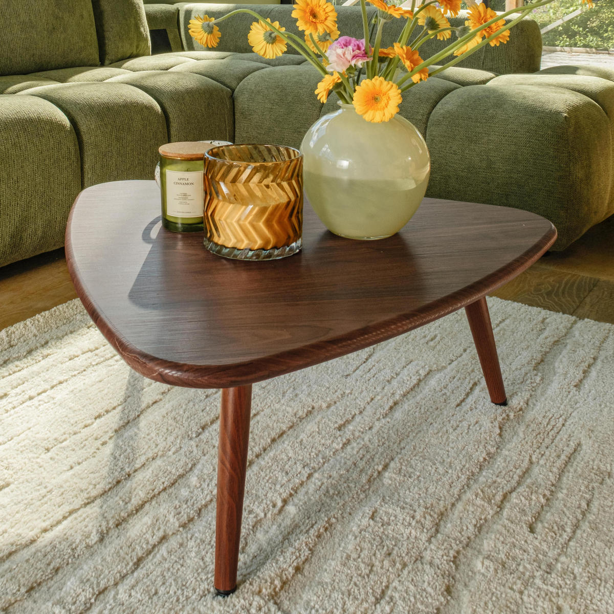 COUCHTISCH, Holz - Braun, Holz (85/81/33cm) - Oviala