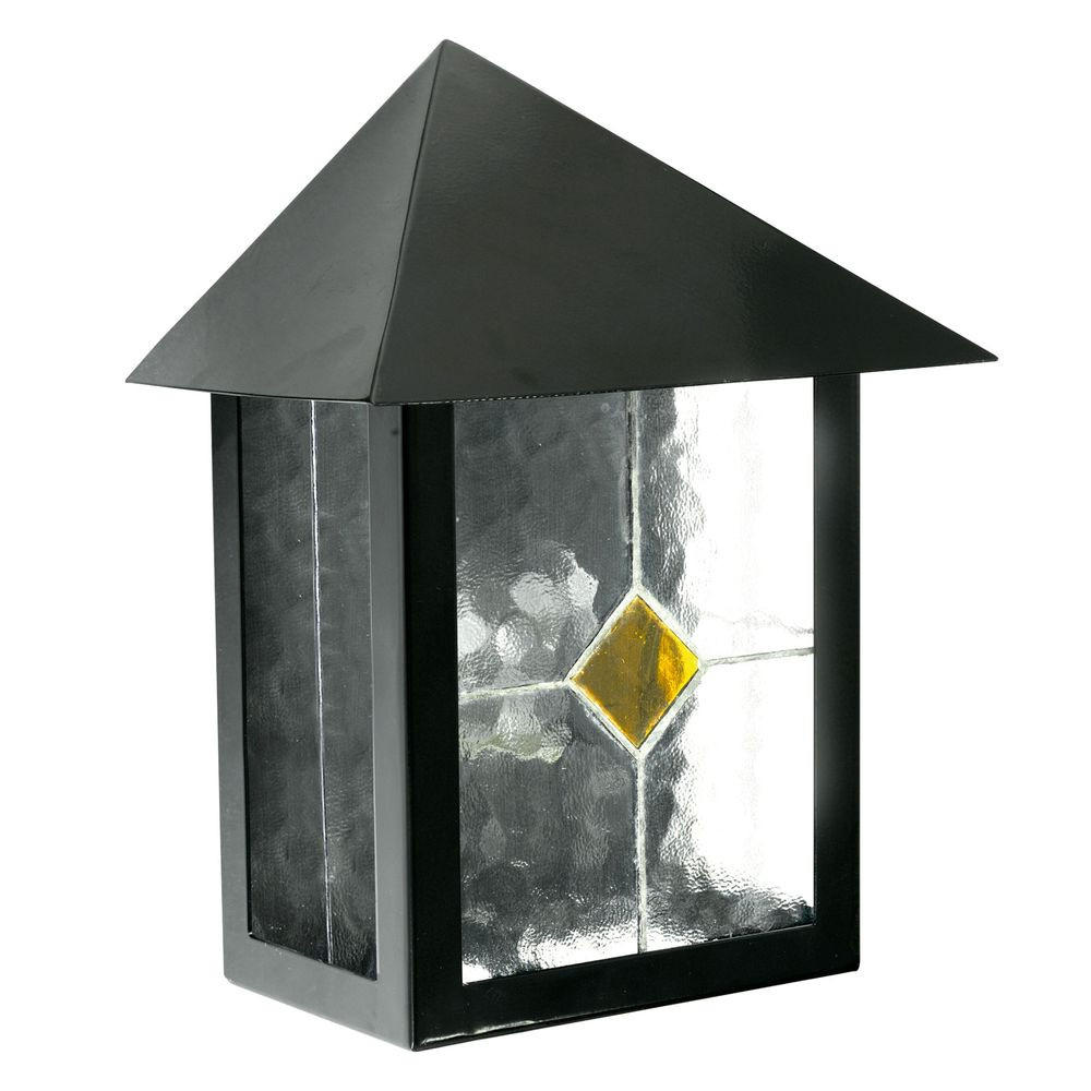 LED WANDLAMPE Stahl Schwarz - Schwarz, Glas (16/24/32.5cm)