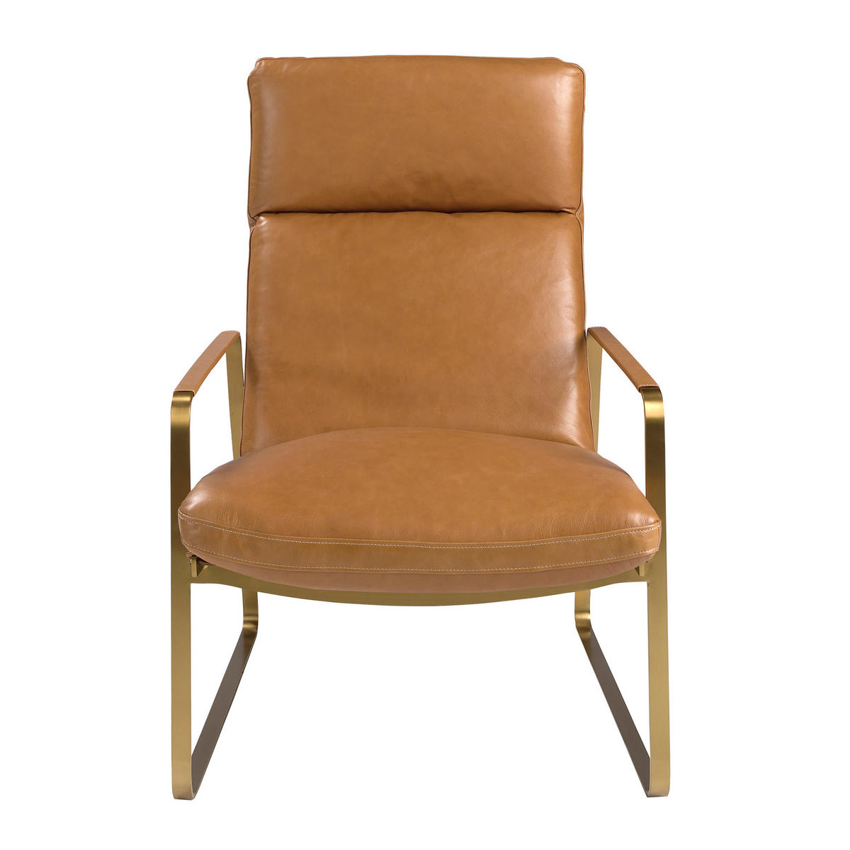 SESSEL Kamel Gold 69/89/101 - Braun, Leder (69/101/89cm) - ANGEL CERDA