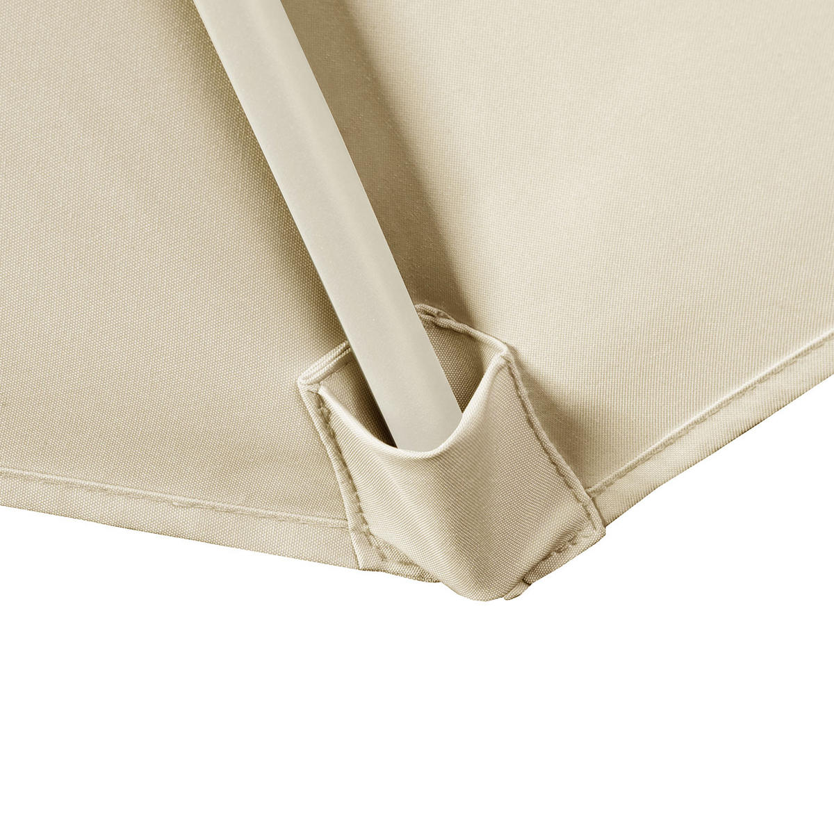 AMPELSCHIRM eckig 2.5 x 2.5 m Voyager T¹ Basic 360° kippbar creme/sand - Creme, Metall (250/250cm) - Platinum