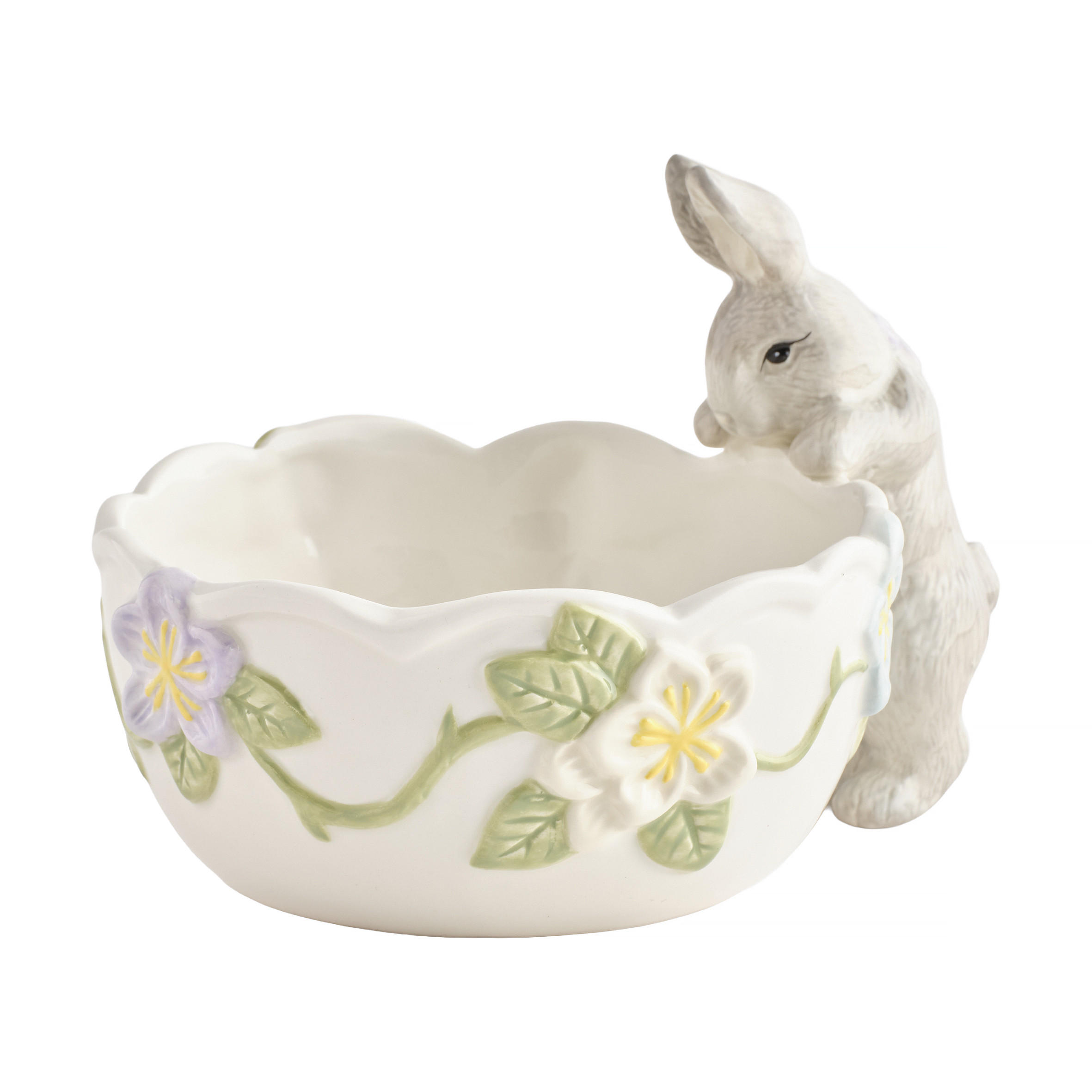 SCHALE Pasquile - Weiß, Stein (14cm) - home&you