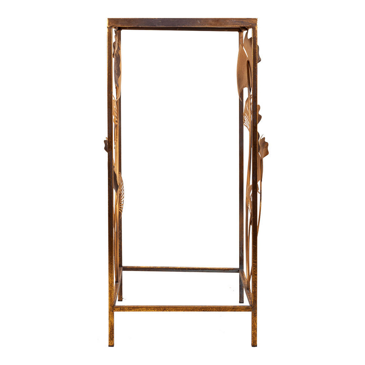 TISCH aus Metall, golden, 35x33x76cm - Goldfarben, Metall (33/35/76cm) - Wanderlust