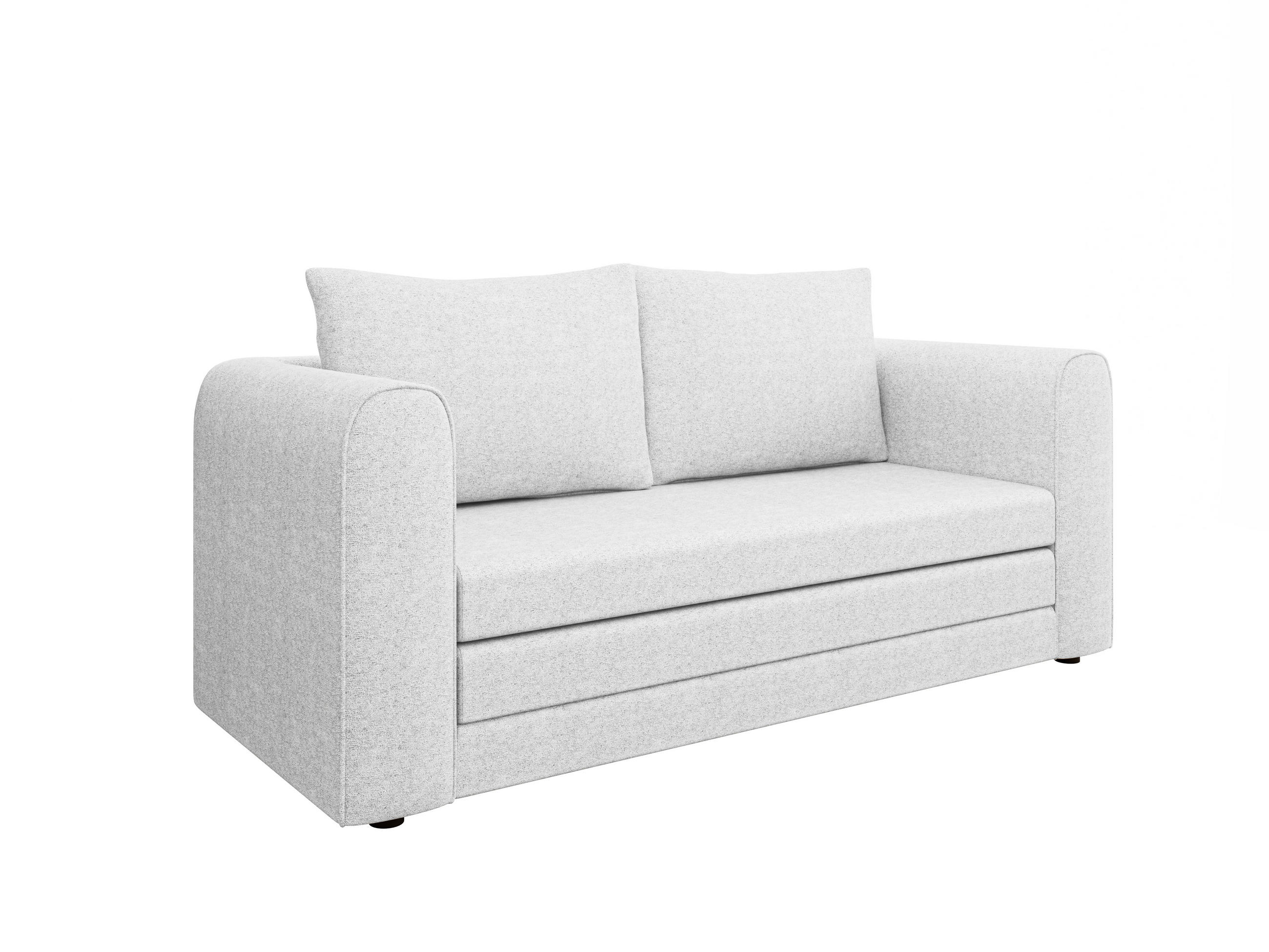 SCHLAFSOFA Arelis Schlafsofa mit Bettfunktion, hellgrau - Hellgrau, Holz (160/78/69cm) - Panda Möbel