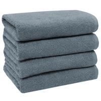 HANDTÜCHER, 4er-Set, 50x100 cm, 100% Baumwolle, Grau - Grau, Textil (50/100cm) - Zollner
