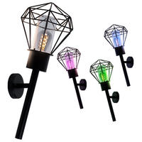 LED AUSSEN-WANDLEUCHTE HORACE Schwarz - Schwarz, Metall (22.5/28.5/28.5cm) - Globo Lighting