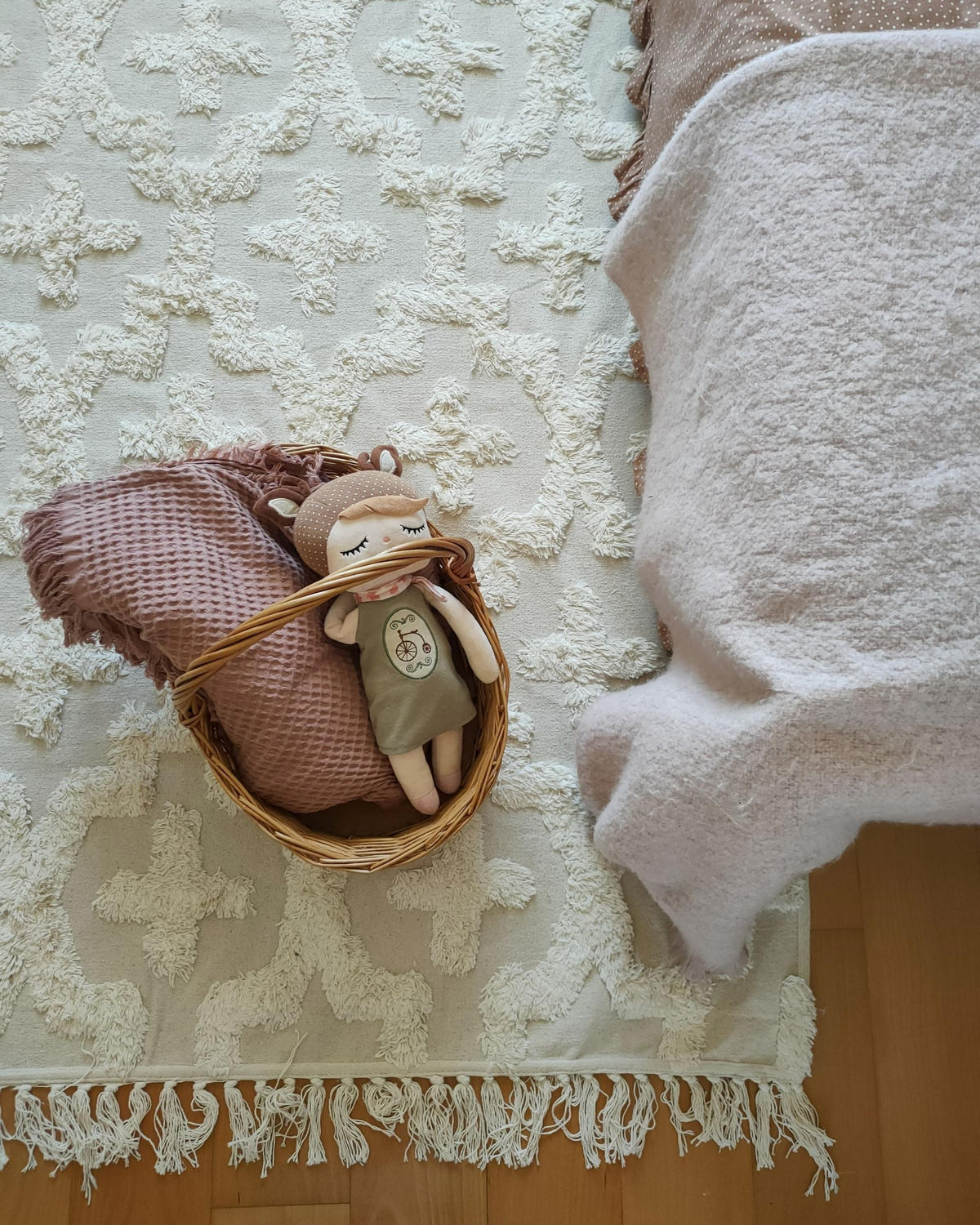 KURZFLOR-TEPPICH Itanagar 150/80 cm - Beige, Textil (80/150cm) - Beliani